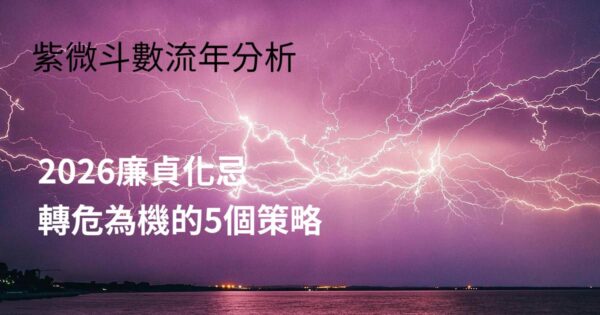 流年命宮廉貞紫微斗數流年分析