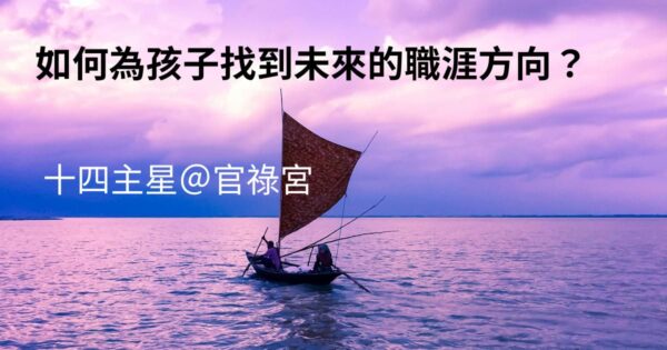 紫微斗數14主星在官祿宮圖示